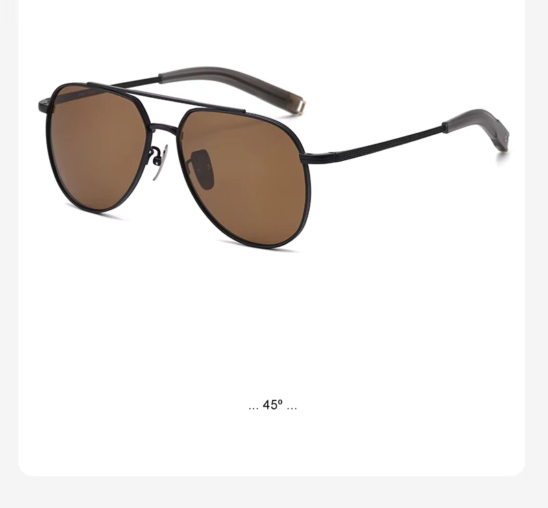Lunettes de soleil polarisées en titane