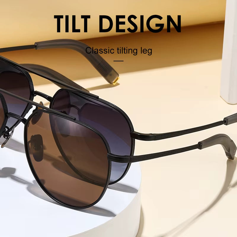 Lunettes de soleil polarisées en titane