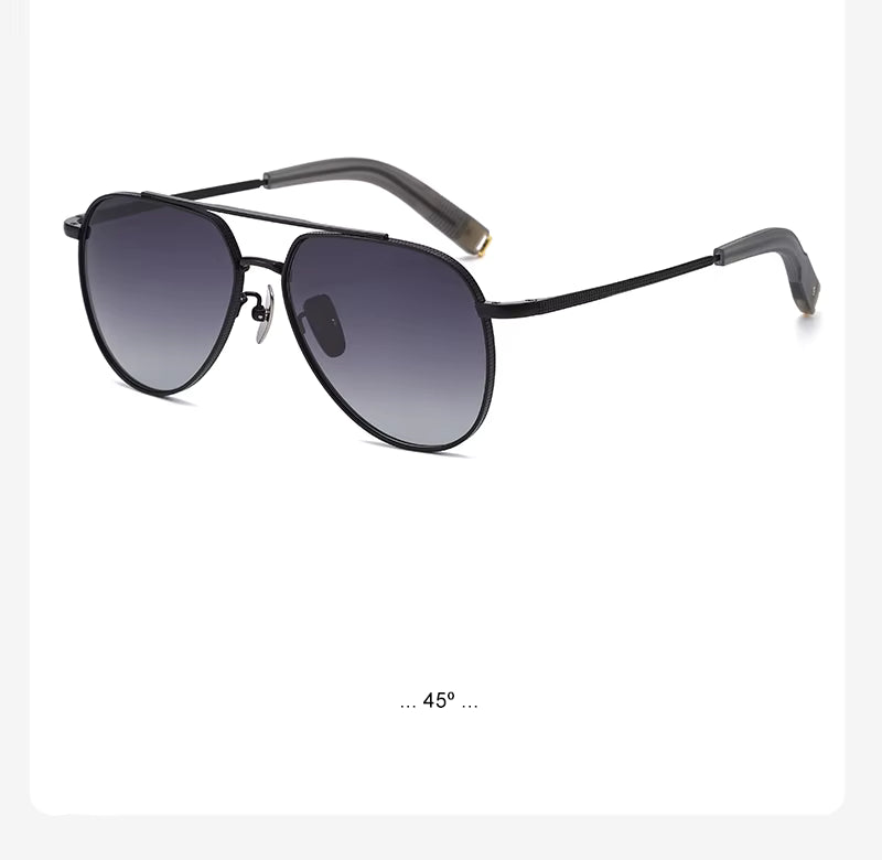 Lunettes de soleil polarisées en titane