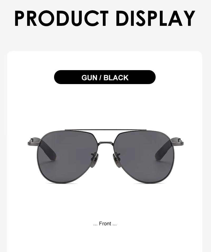 Lunettes de soleil polarisées en titane