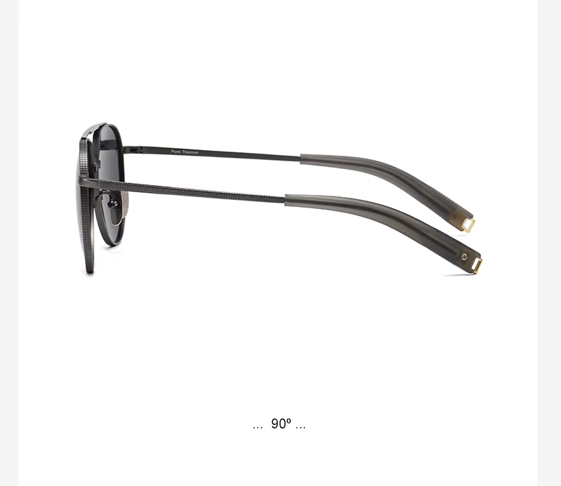 Lunettes de soleil polarisées en titane