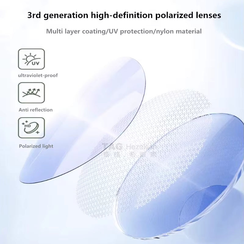 Lunettes de soleil polarisées en titane